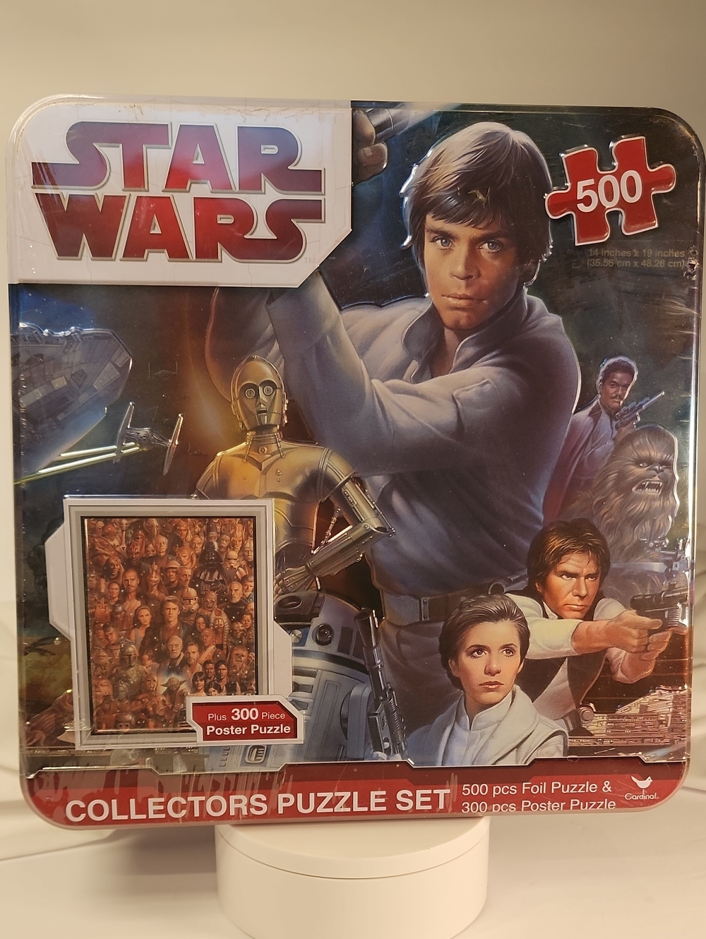 Star Wars Collector Puzzle Set - 500 Piece With Bonus 300 Piece Poster Puzzle!!